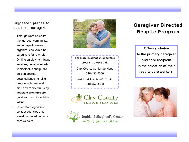 Caregiver Directed Respite Program